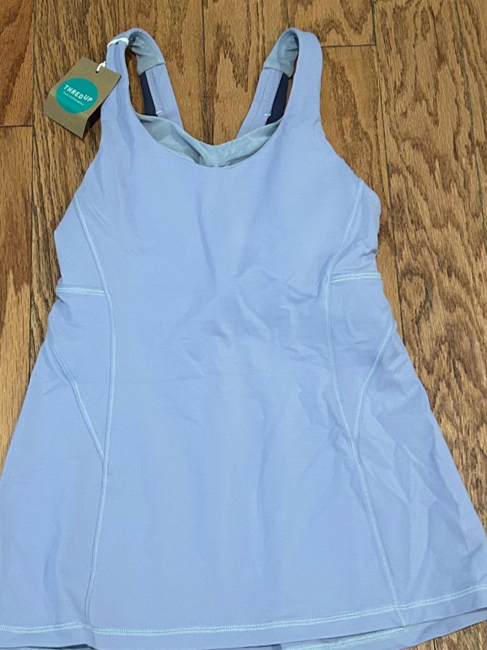 LULULEMON Court Crush Strappy Racerback Athletic Tank Top Lilac Smoke Size 4